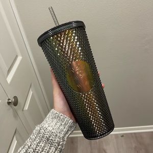Studded Starbucks Tumbler (Black Unicorn)